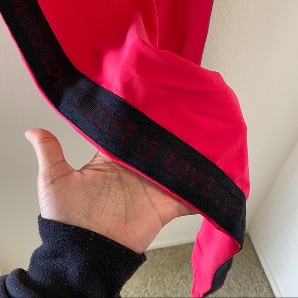 *SOLD*Spiritual Gangster Hot Pink Love Legging - Picture 10 of 13